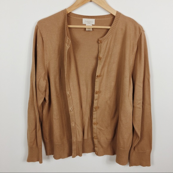 Vintage Studio Works Beige/Tan Cardigan - Picture 2 of 6